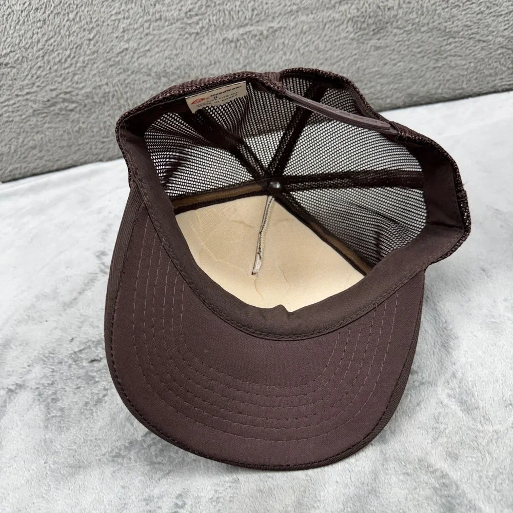 JA‎ Headwear II Chone Duck Hunters Association Trucker Hat Mens OSFA Brown EUC